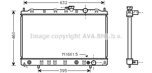 AVA QUALITY COOLING Радиатор, охлаждение двигателя MT2135